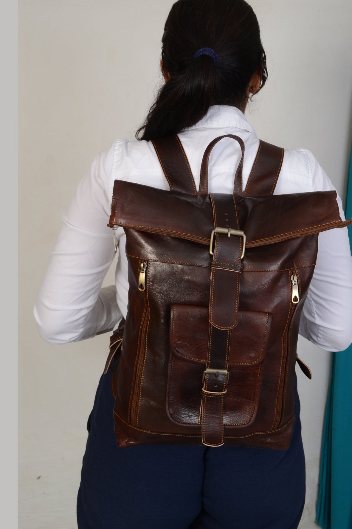 Alex Leather Backpack