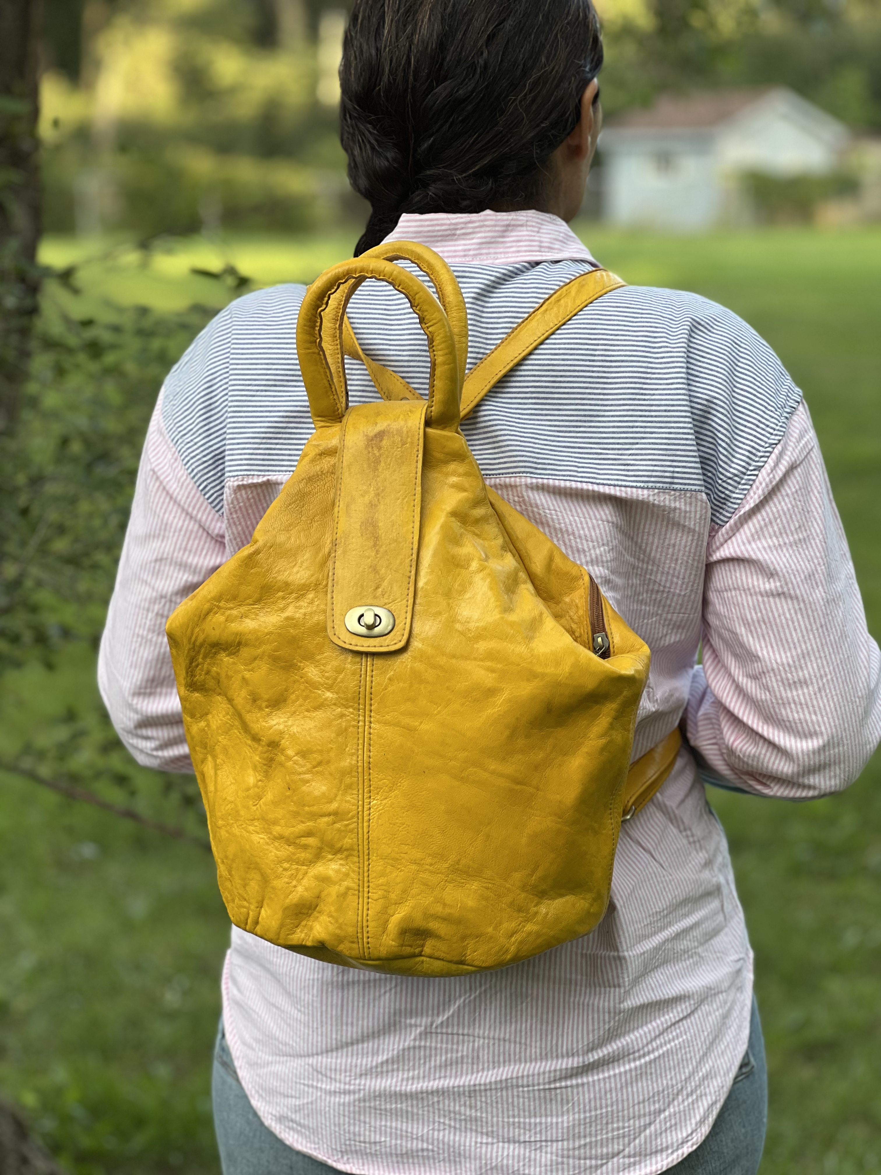 Avery Leather Backpack