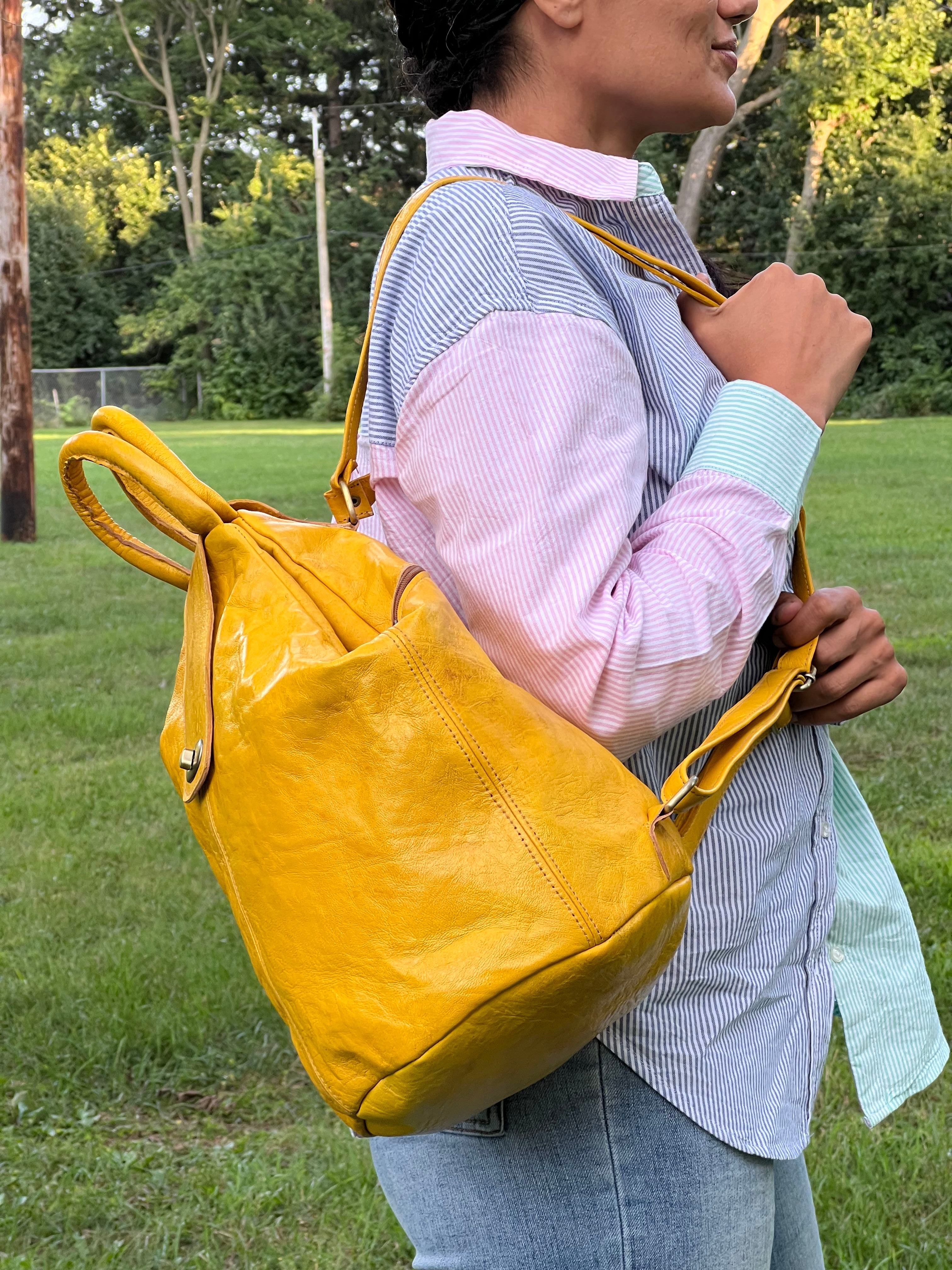 Avery Leather Backpack