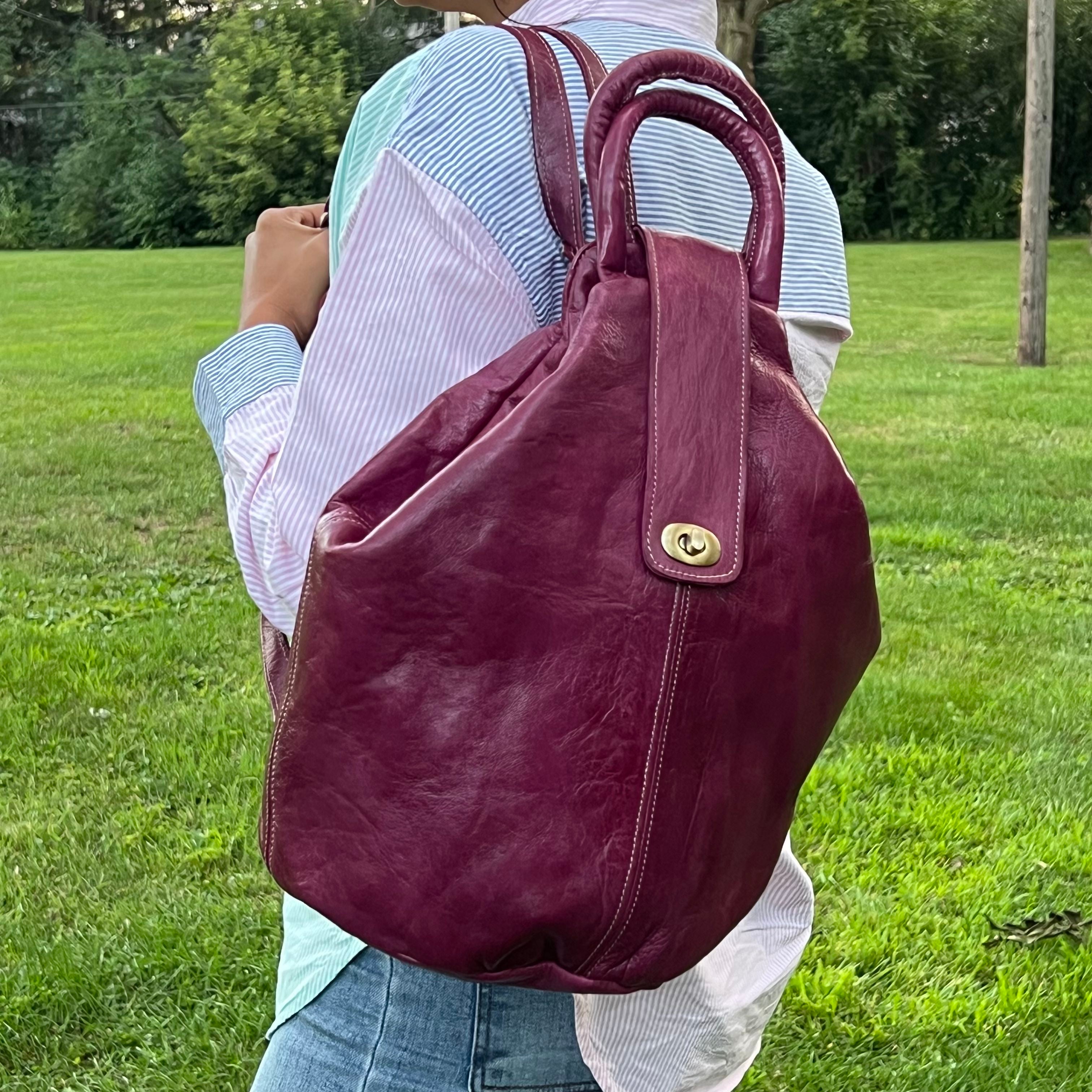 Avery Leather Backpack