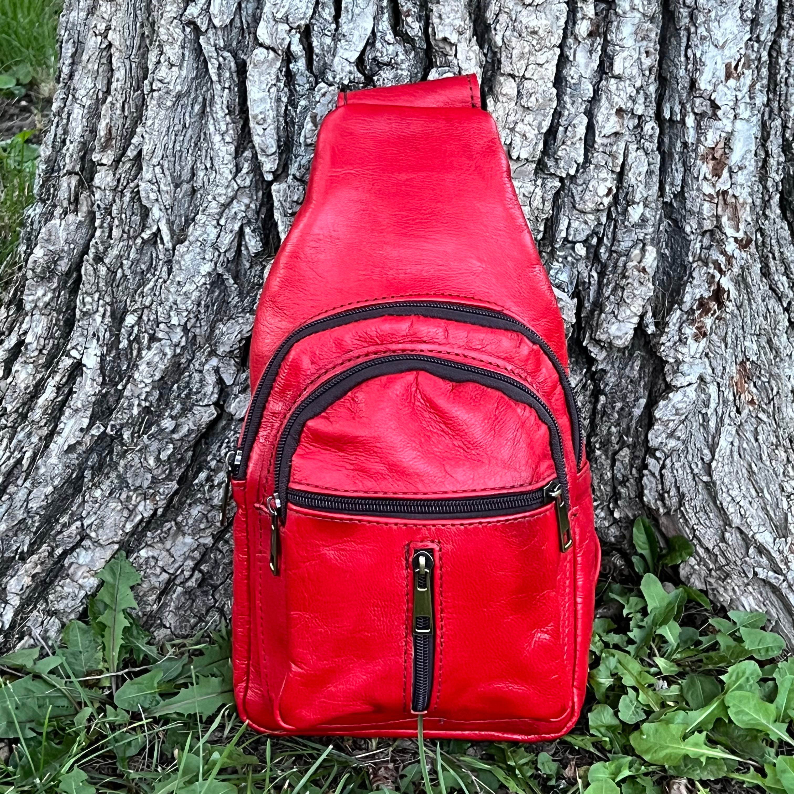 Alexis Leather Sling Crossbody Bag