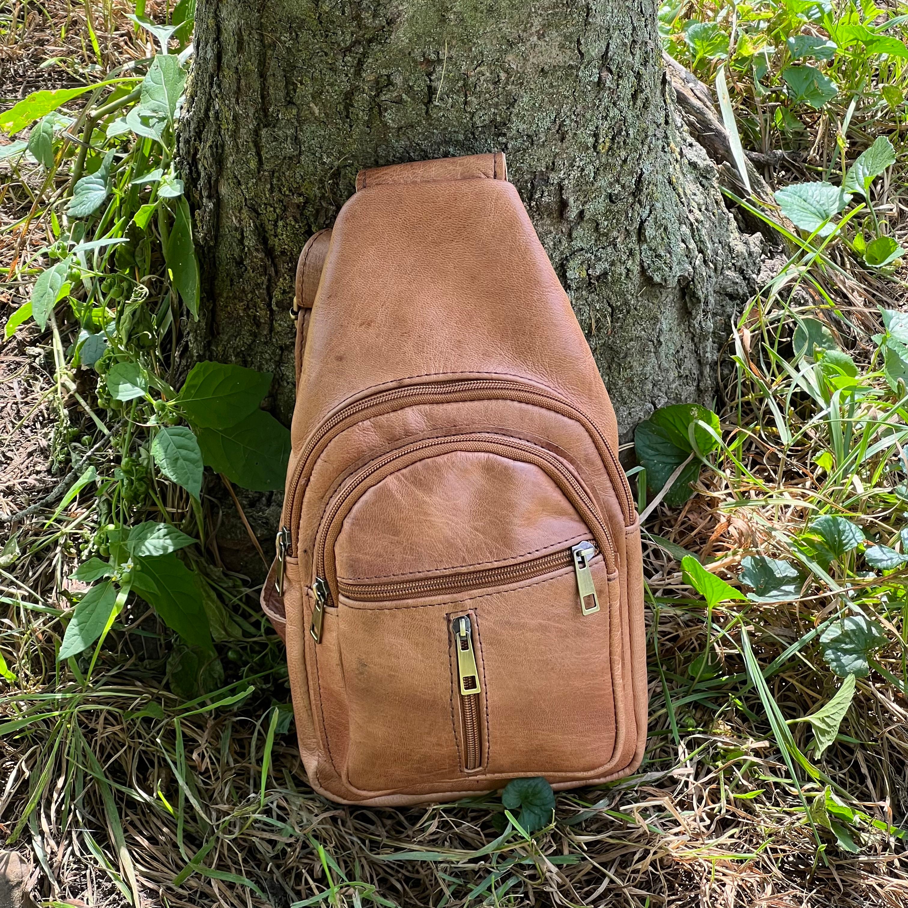 Alexis Leather Sling Crossbody Bag