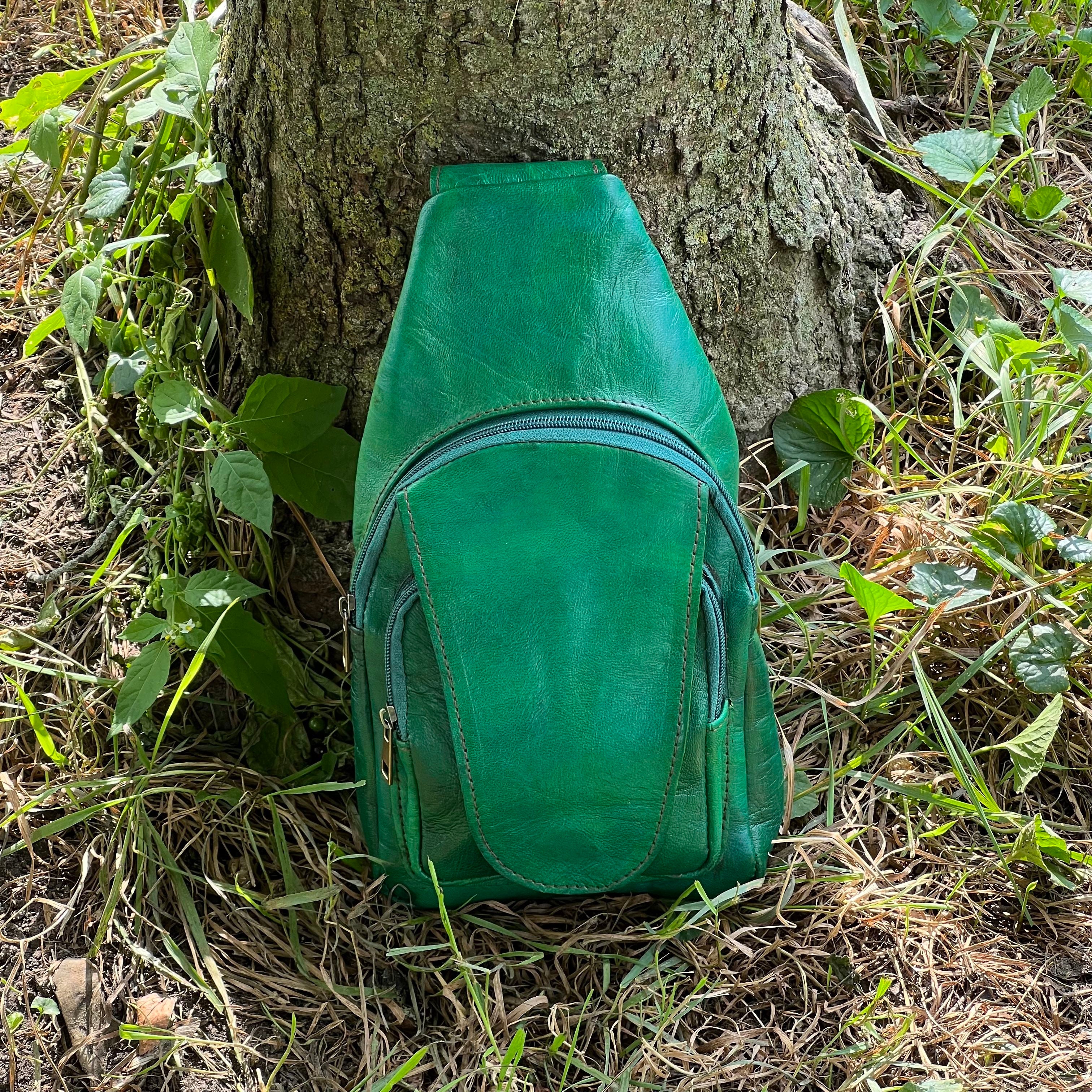 Parker Leather Sling Crossbody Bag