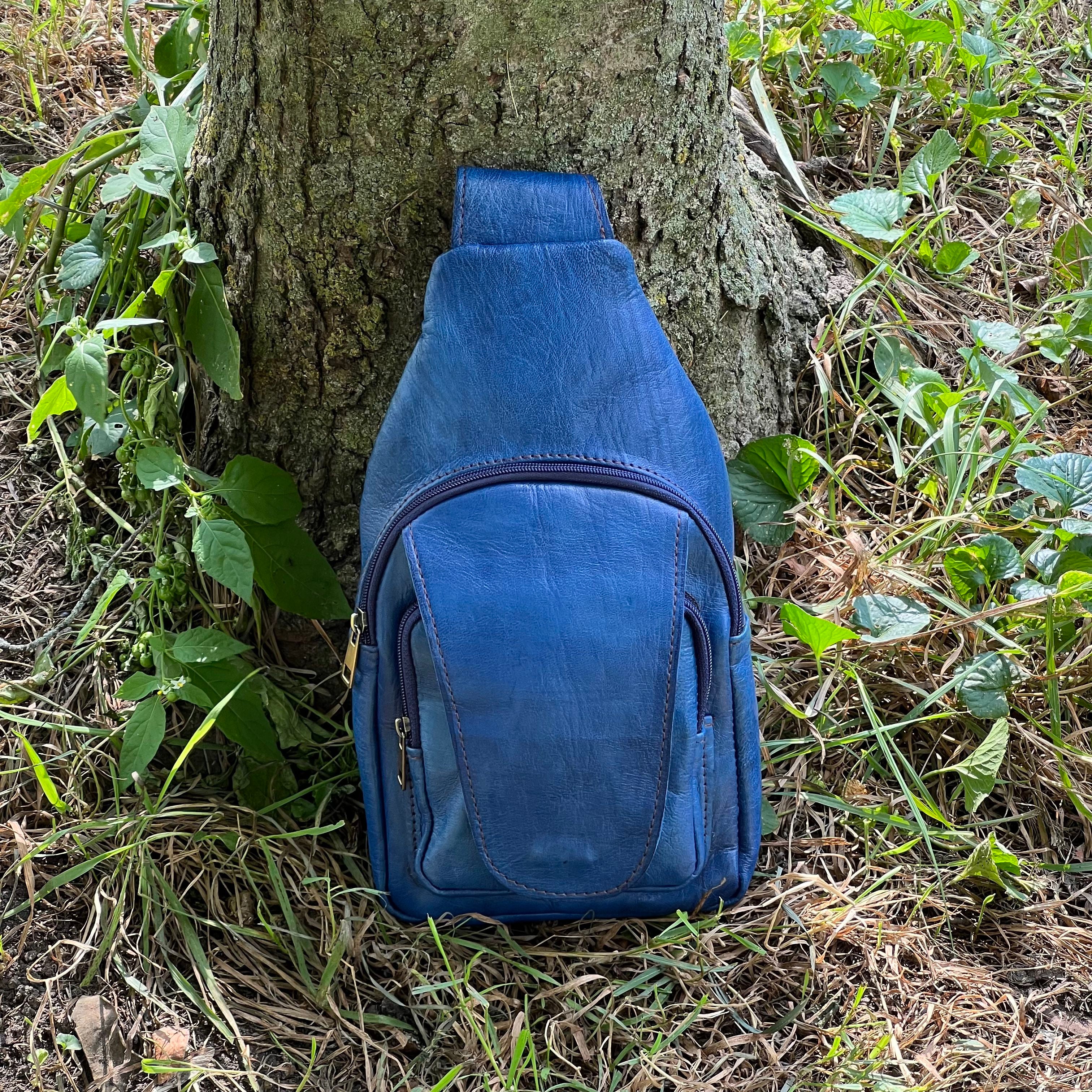 Parker Leather Sling Crossbody Bag