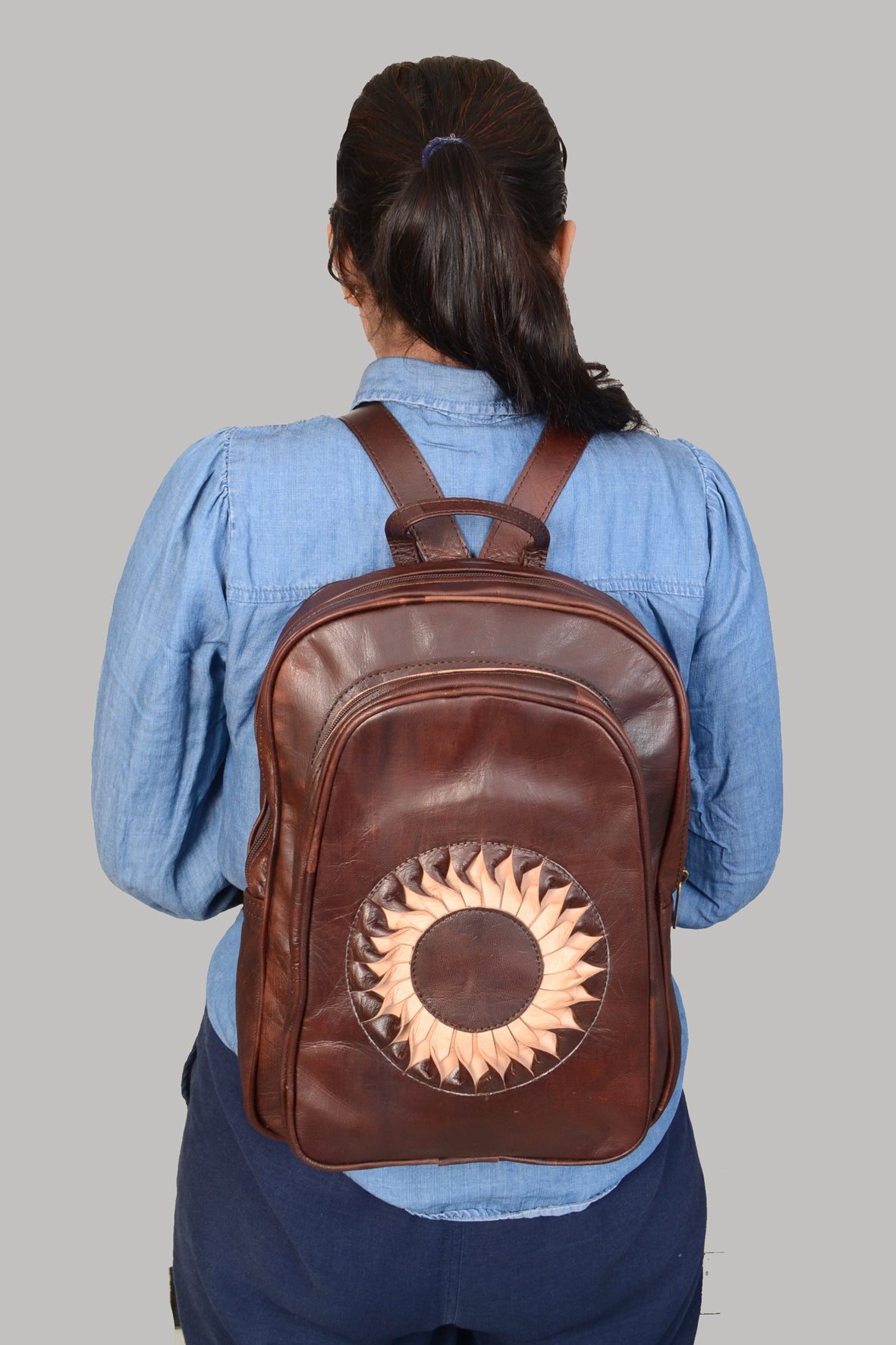 Riley Leather Backpack