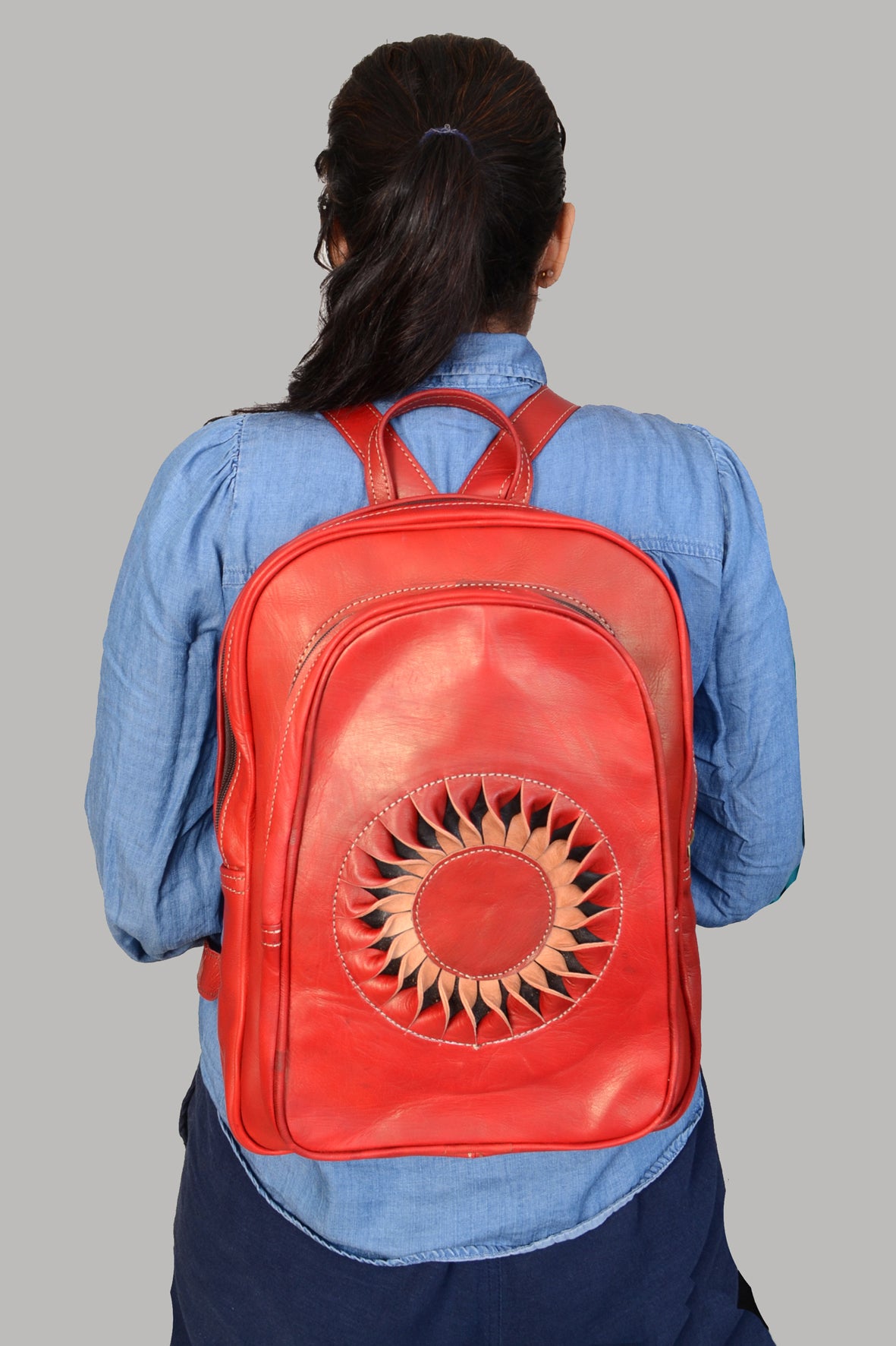 Riley Leather Backpack