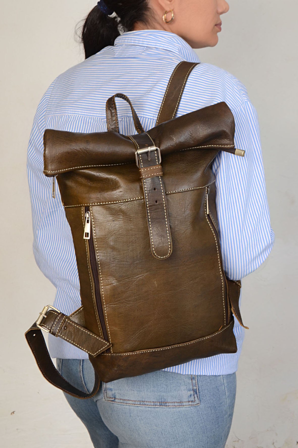 Collin Leather Backpack