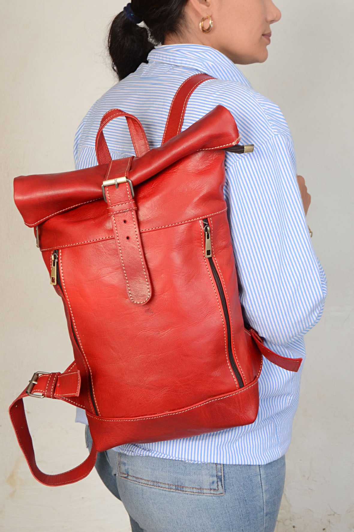 Collin Leather Backpack