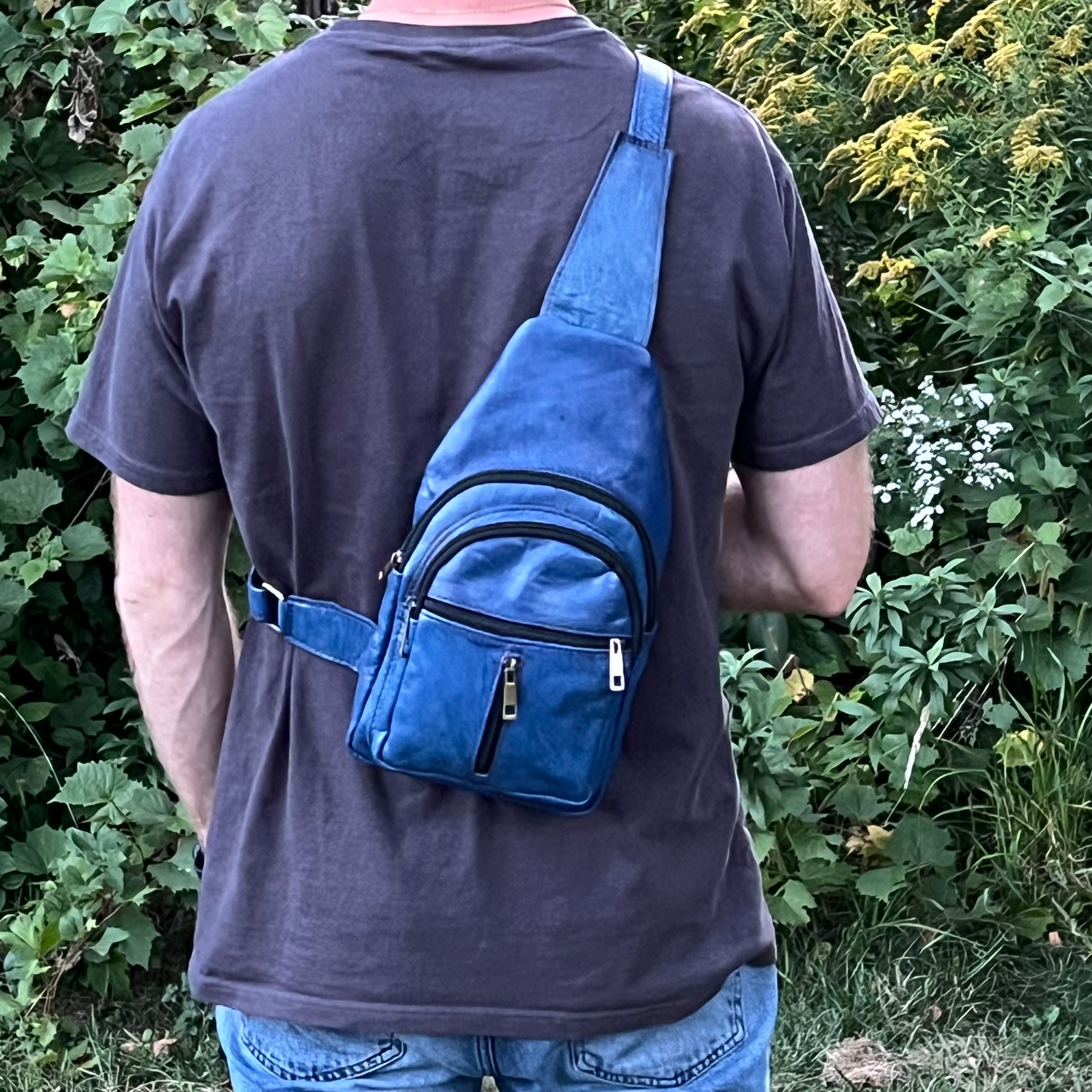 Alexis Leather Sling Crossbody Bag