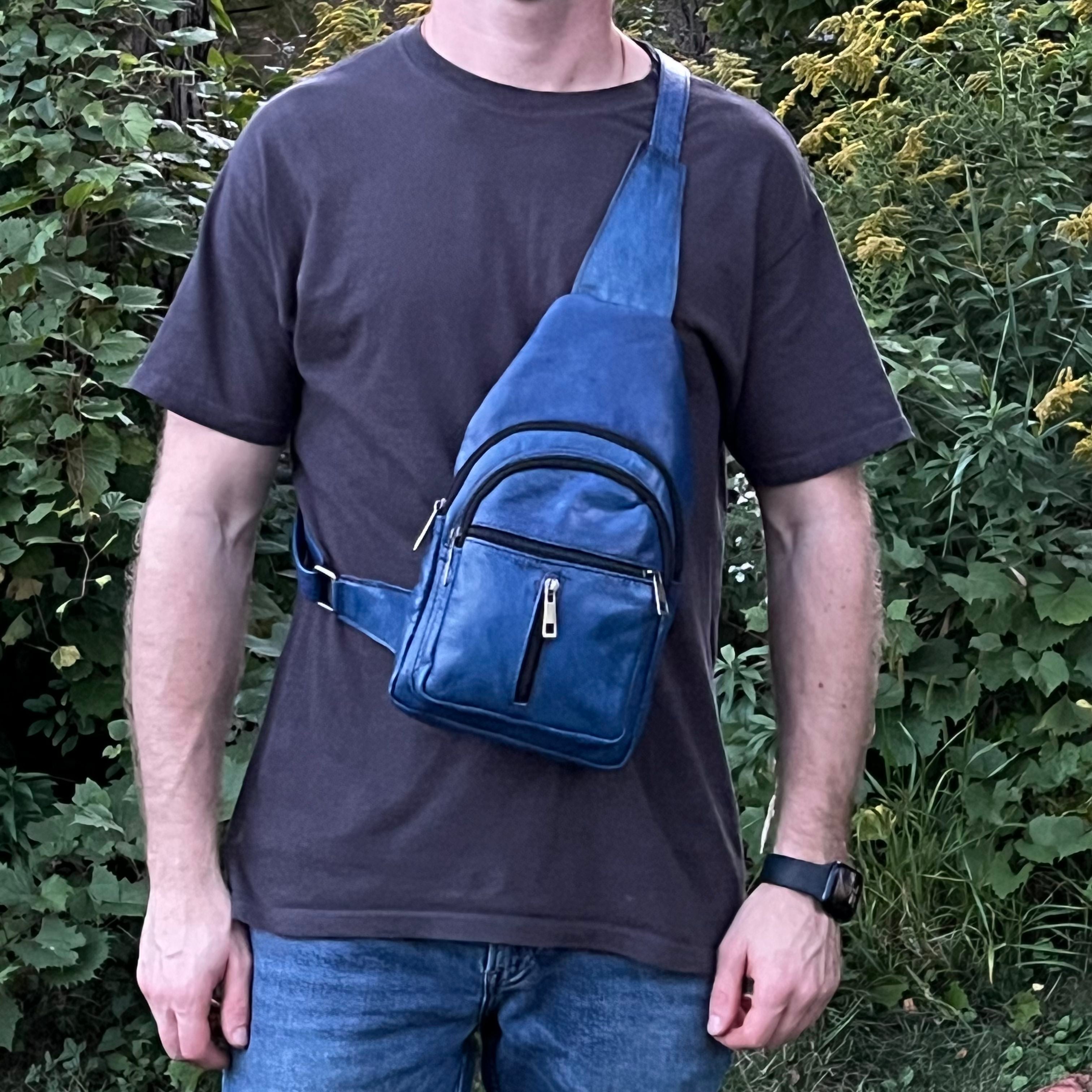 Alexis Leather Sling Crossbody Bag