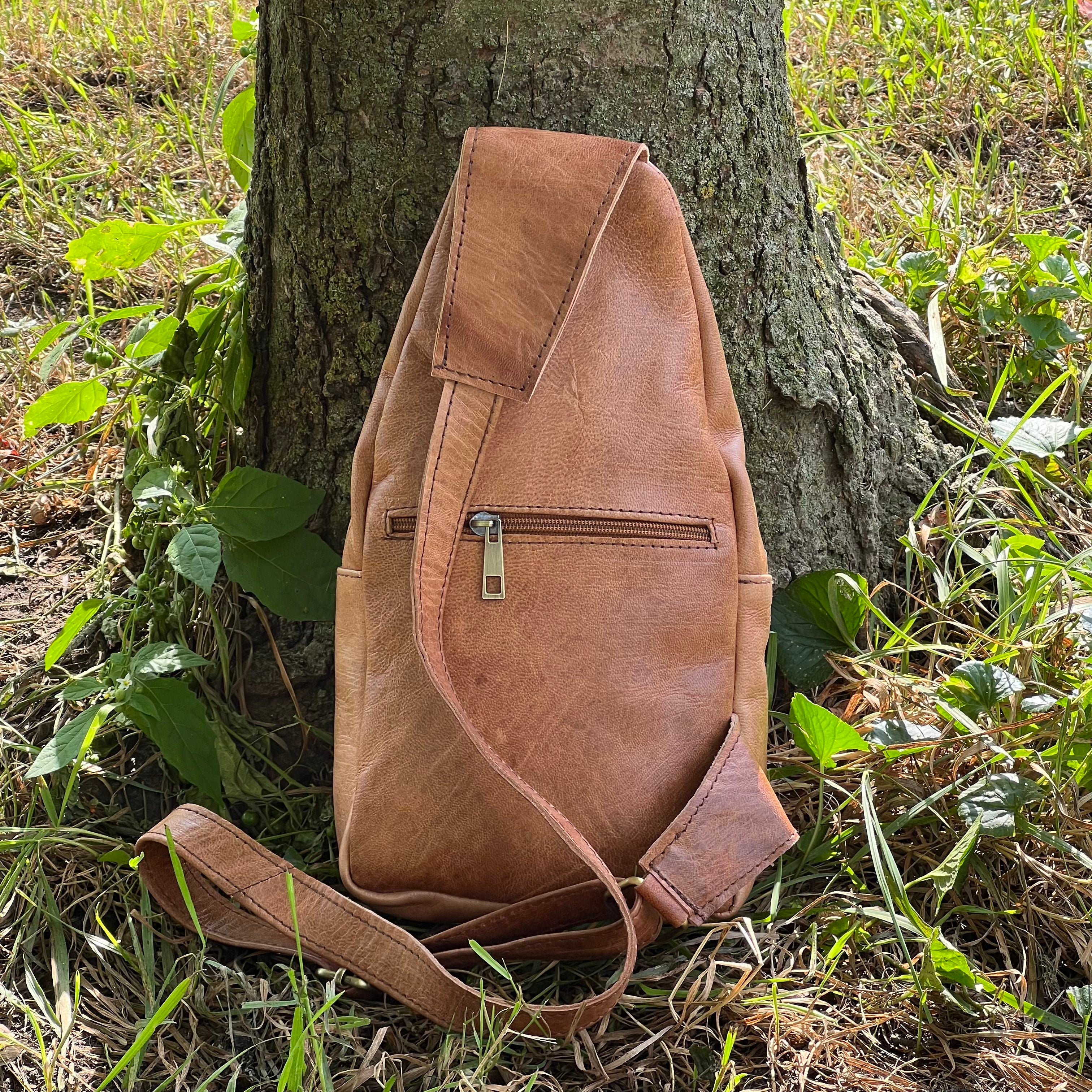 Alexis Leather Sling Crossbody Bag