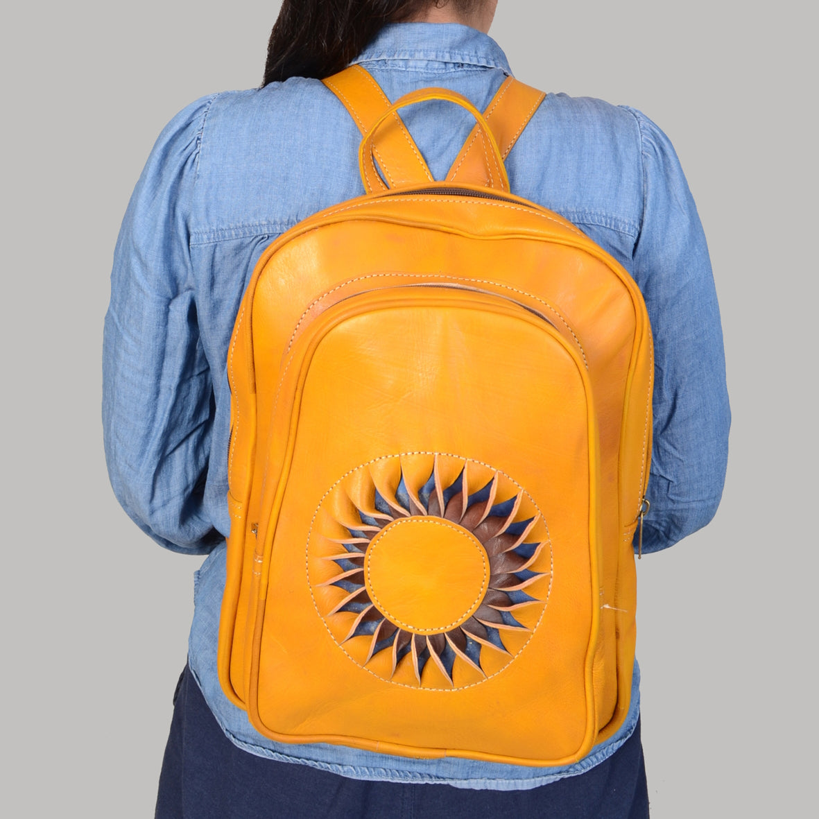 Riley Leather Backpack