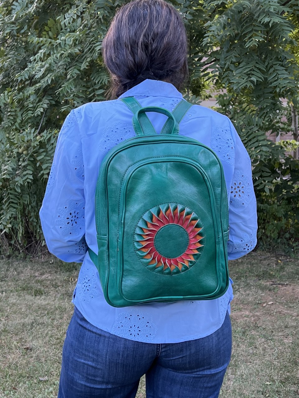 Riley Leather Backpack