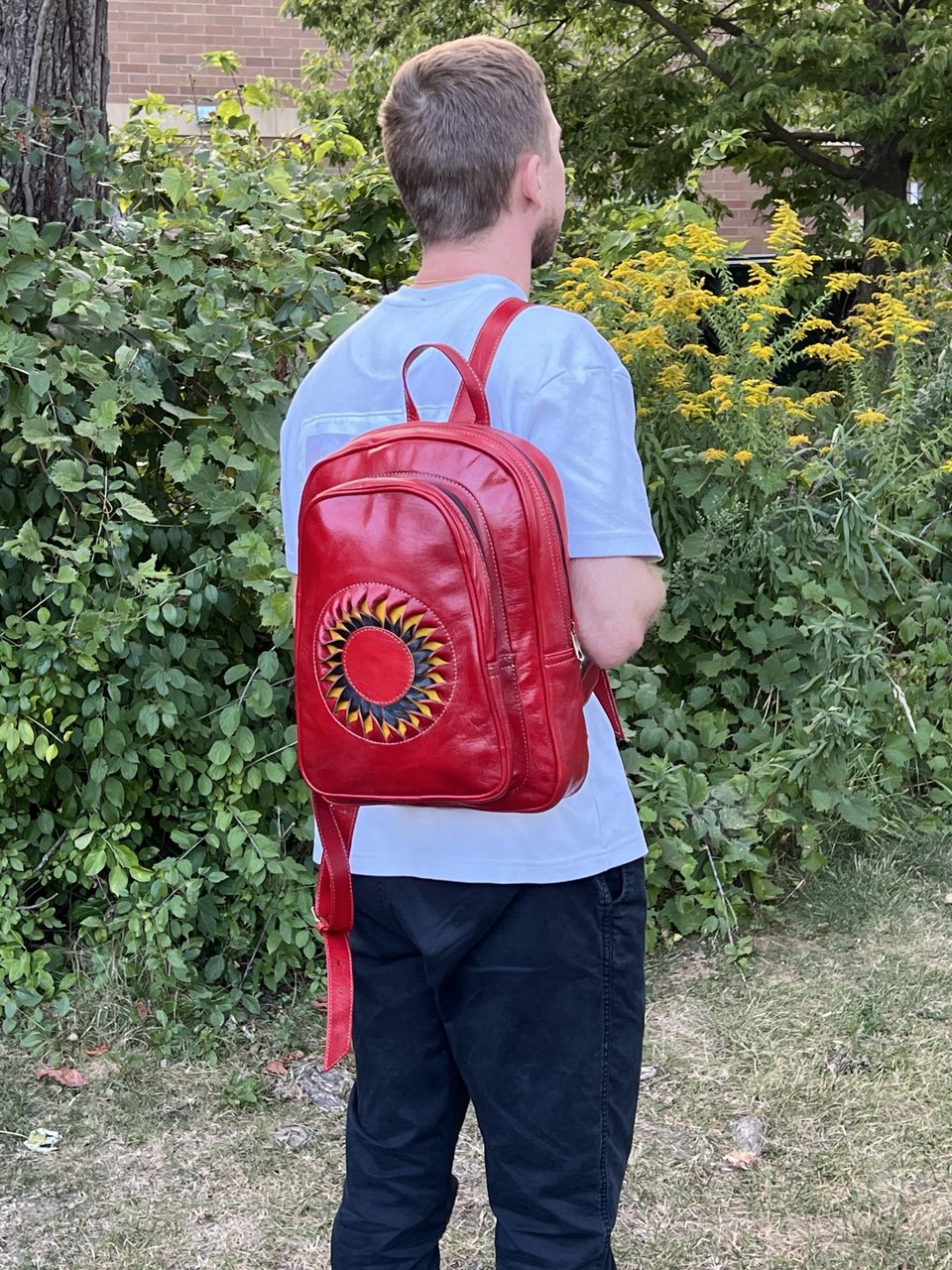 Riley Leather Backpack