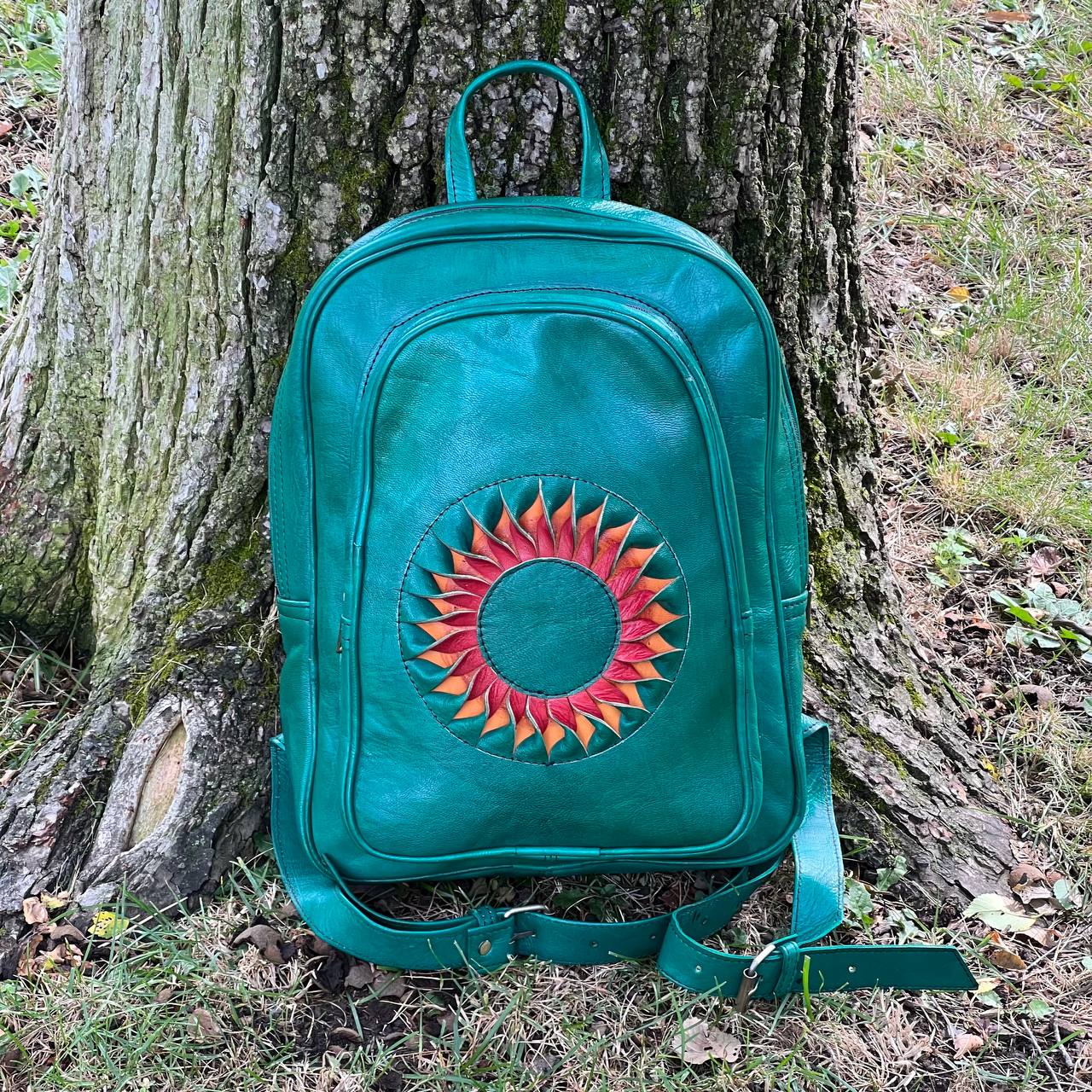 Riley Leather Backpack