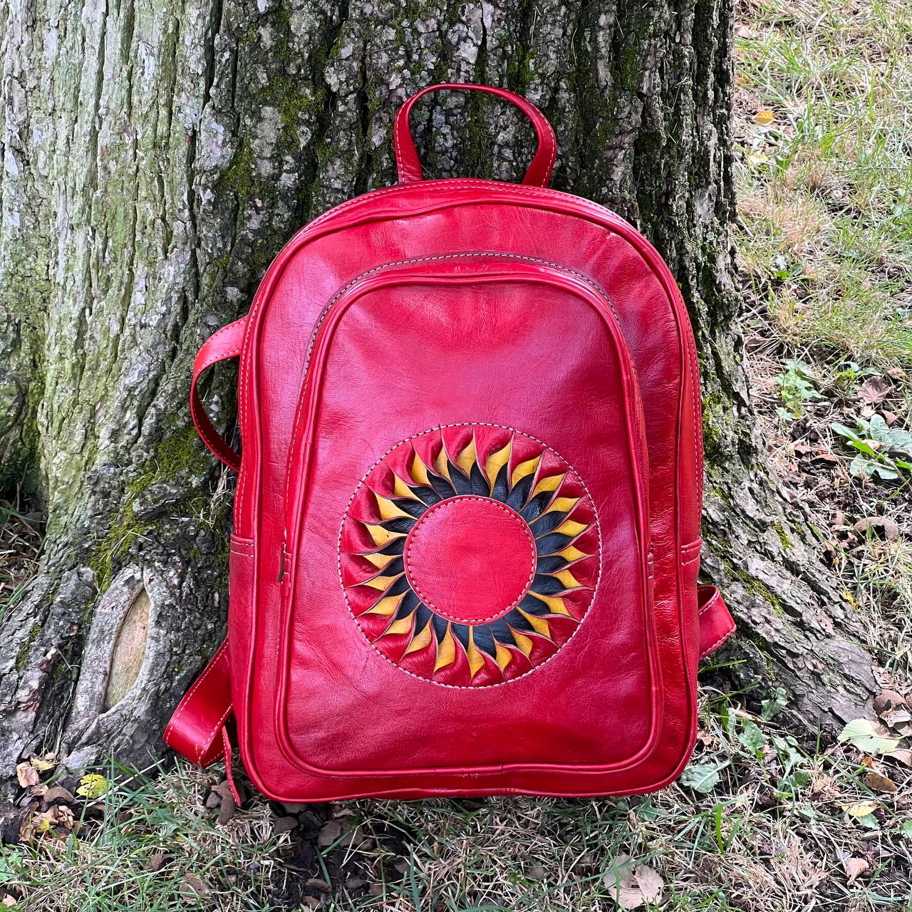 Riley Leather Backpack