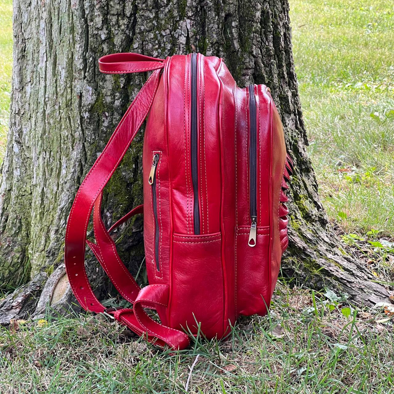 Riley Leather Backpack