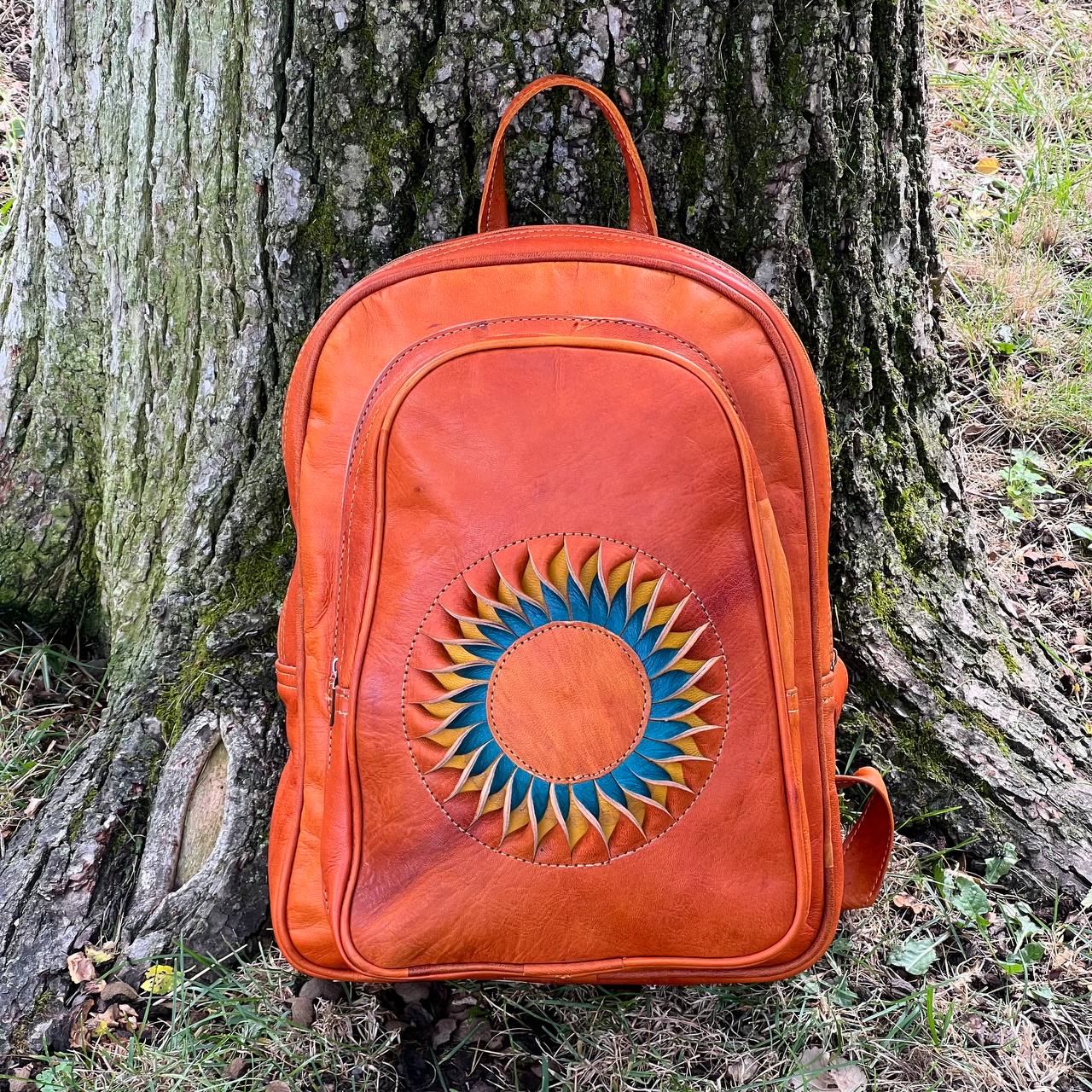 Riley Leather Backpack