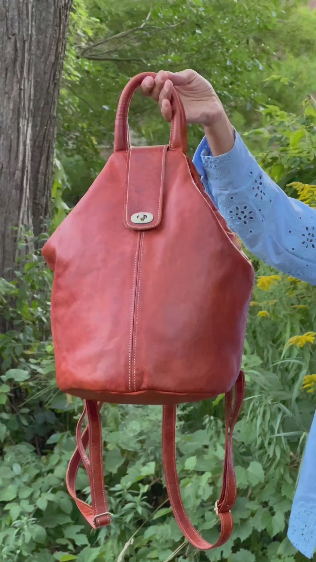 Avery Leather Backpack