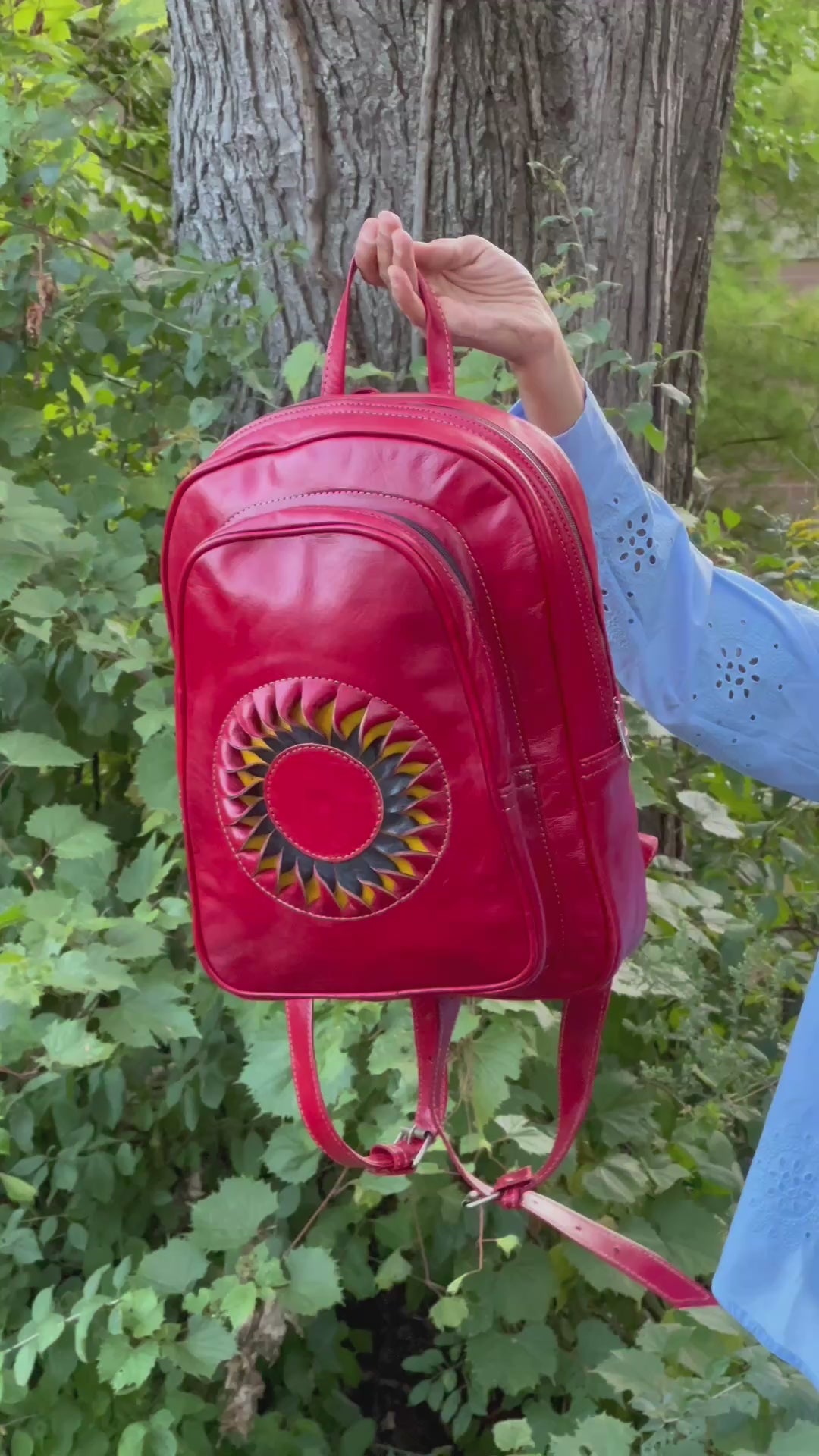 Riley Leather Backpack