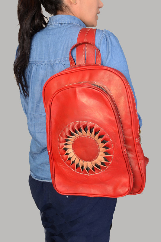 Riley Leather Backpack