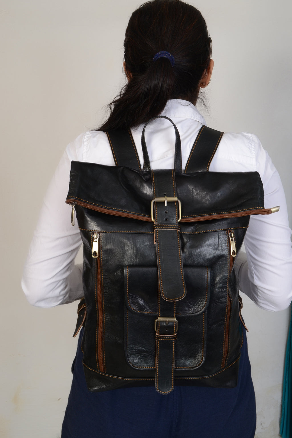 Alex Leather Backpack