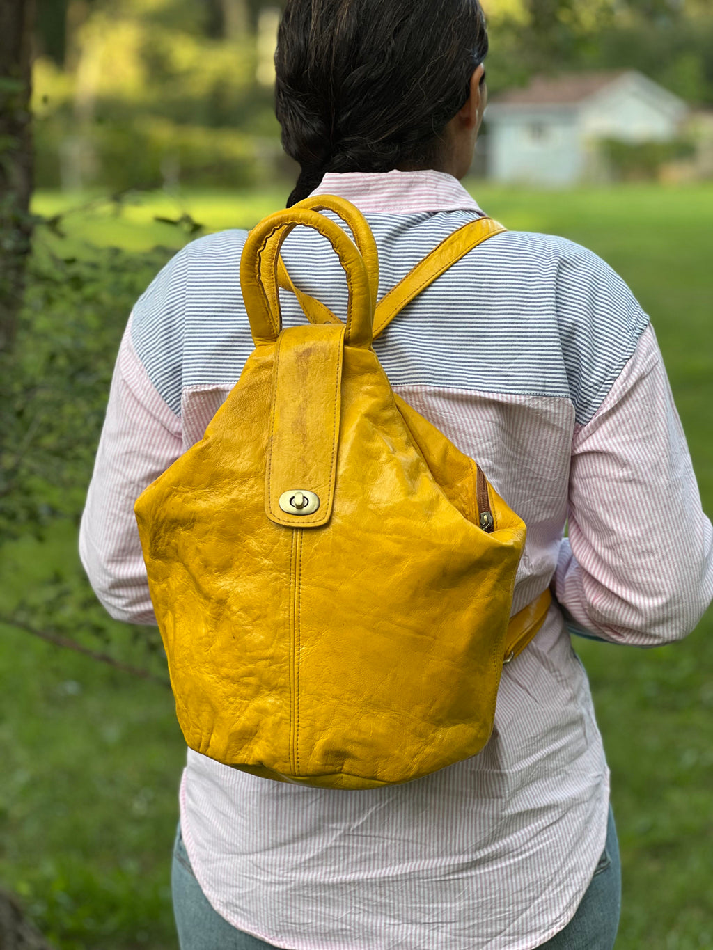 Avery Leather Backpack