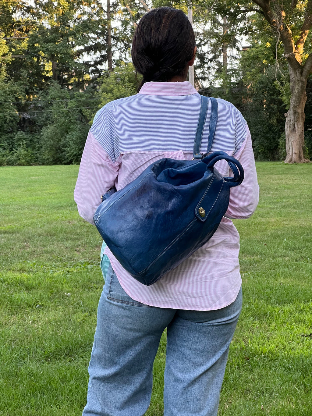 Avery Leather Backpack