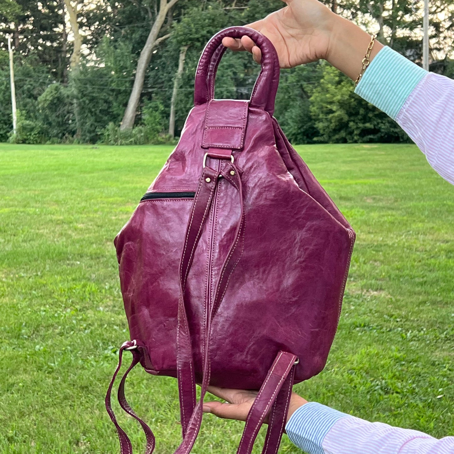 Avery Leather Backpack