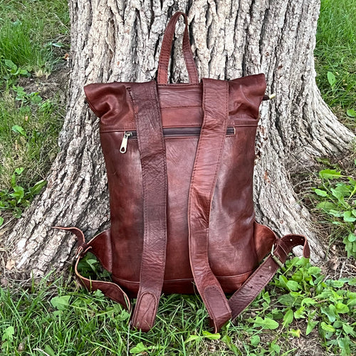 Alex Leather Backpack
