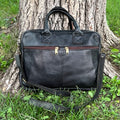 Lincoln Leather Briefcase Messenger Bag