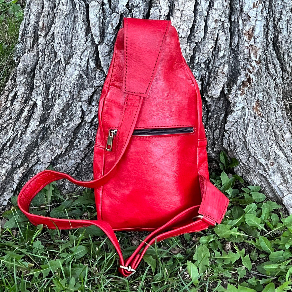 Alexis Leather Sling Crossbody Bag