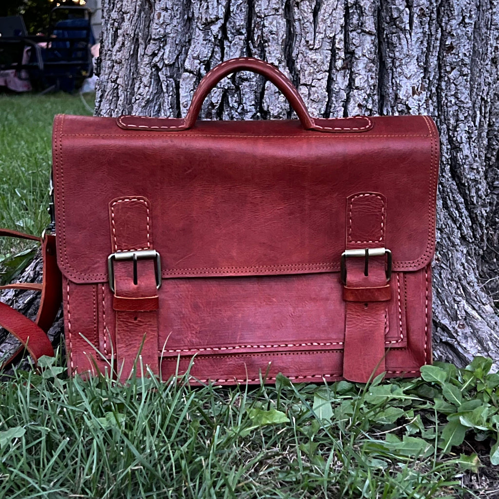 Weston Leather Messenger Bag