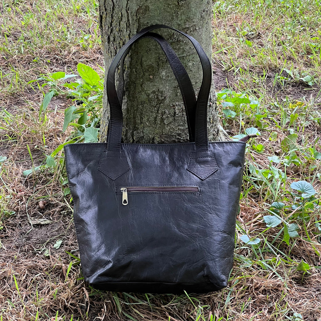 Olivia Leather Tote Bag