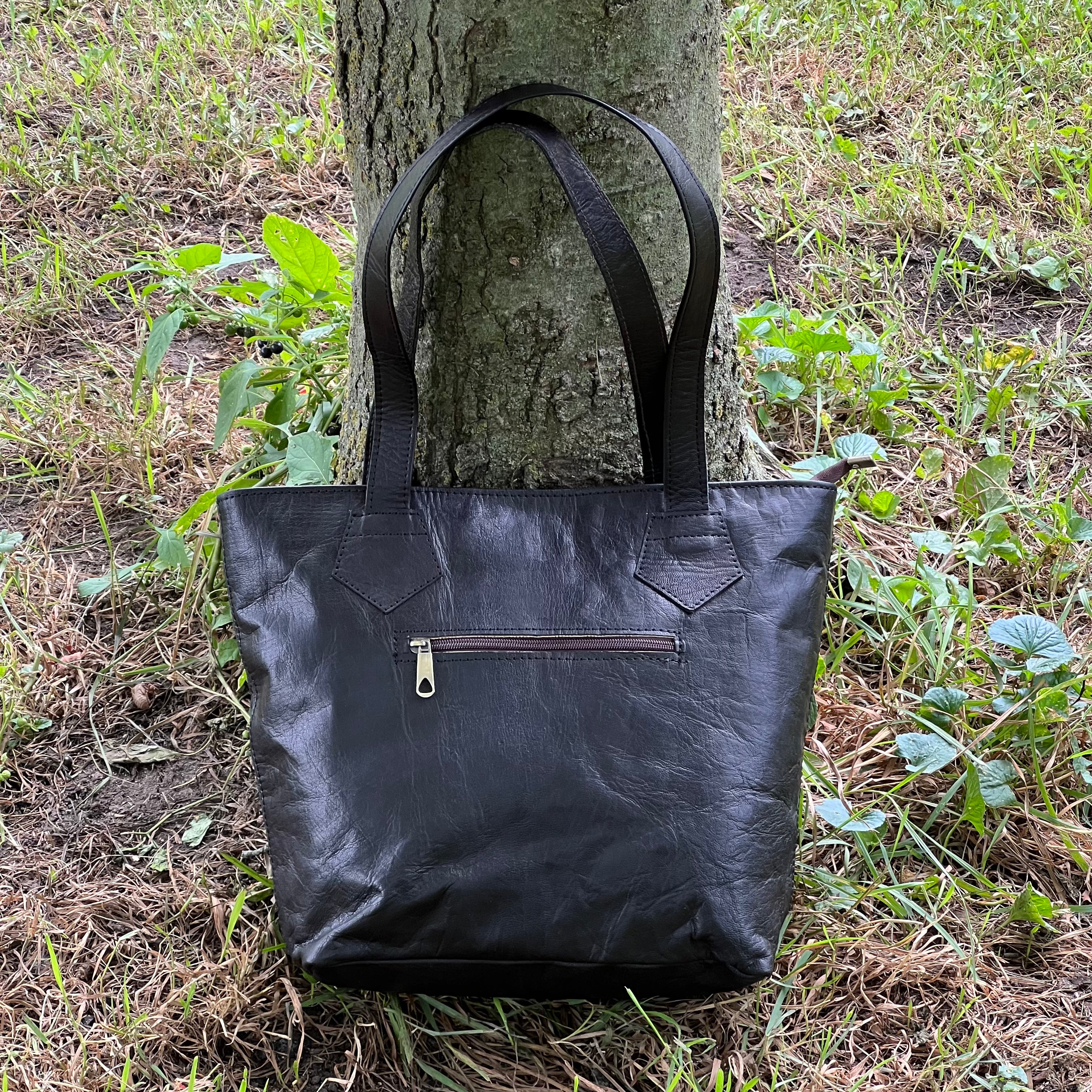 Olivia Leather Tote Bag