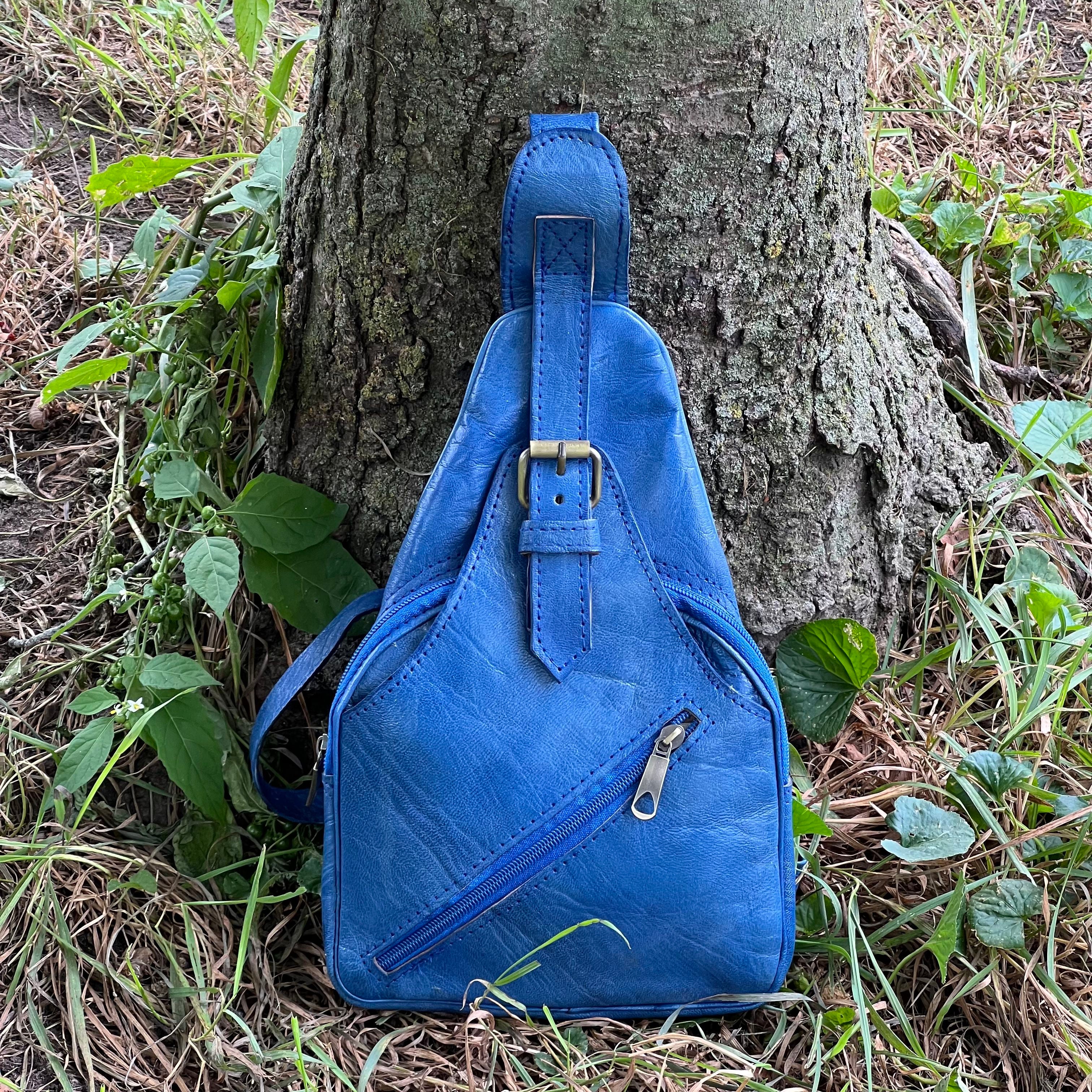 Theo Leather Sling Crossbody Bag