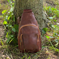 Parker Leather Sling Crossbody Bag