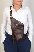 Atlas Leather Sling Crossbody Bag