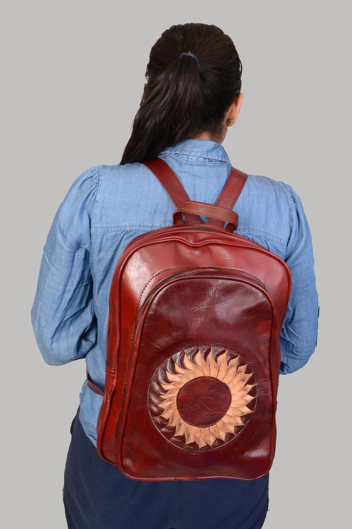 Riley Leather Backpack