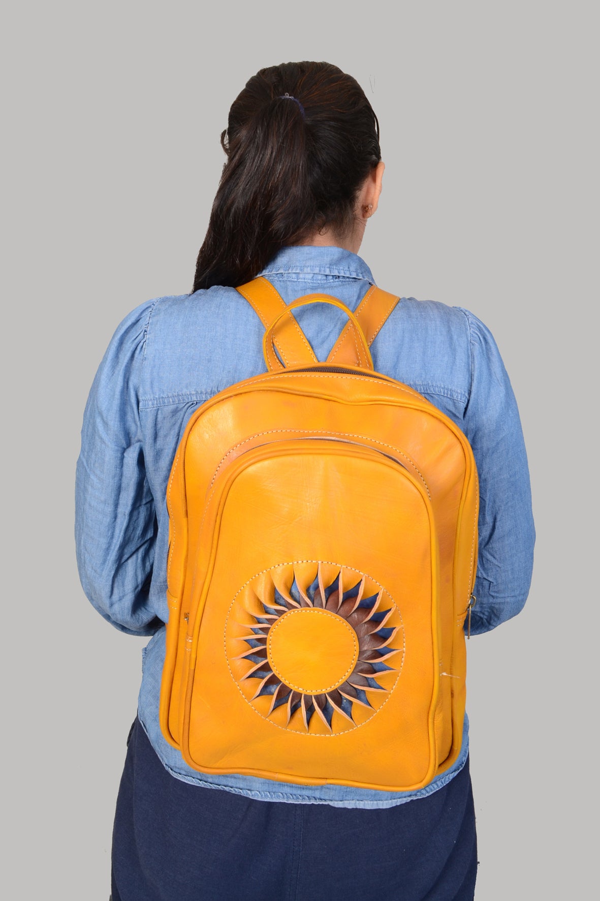 Riley Leather Backpack
