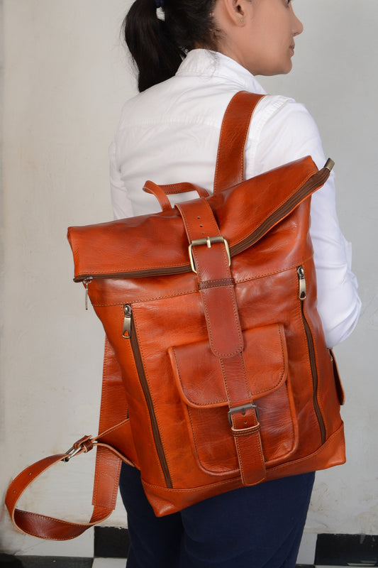 Alex Leather Backpack