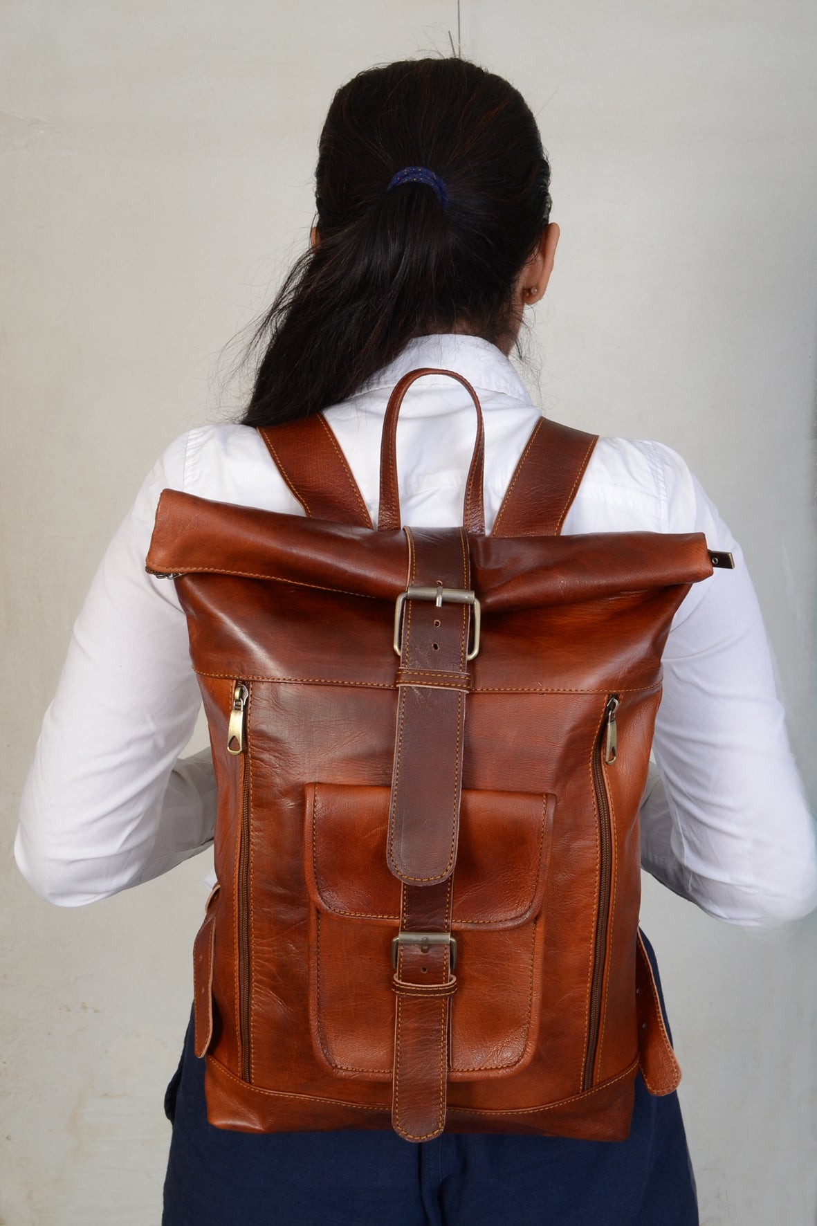 Alex Leather Backpack