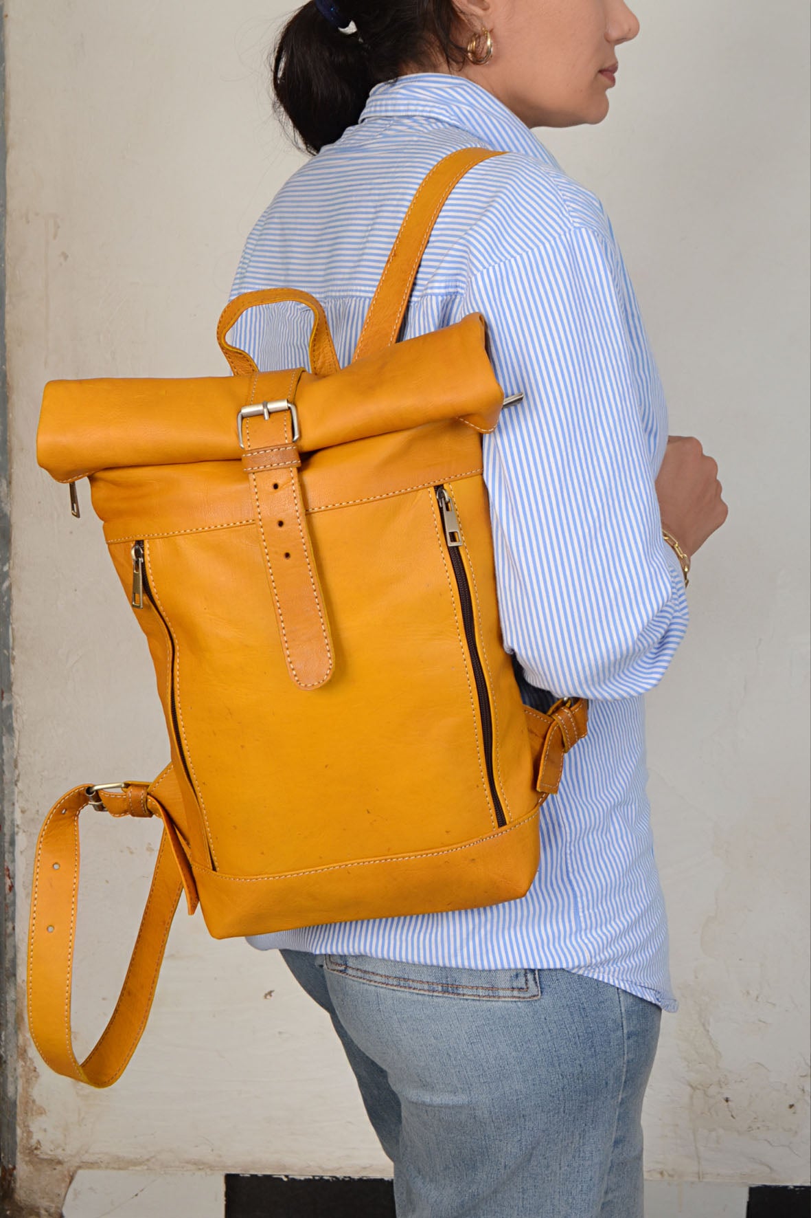 Collin Leather Backpack