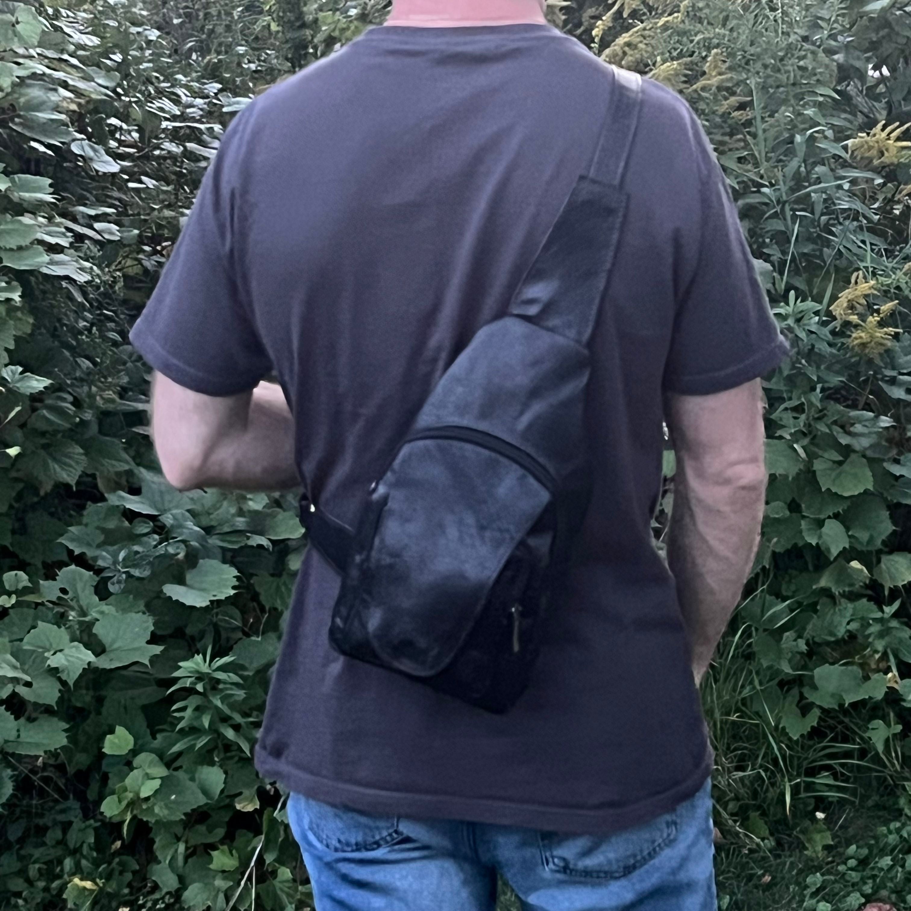 Parker Leather Sling Crossbody Bag