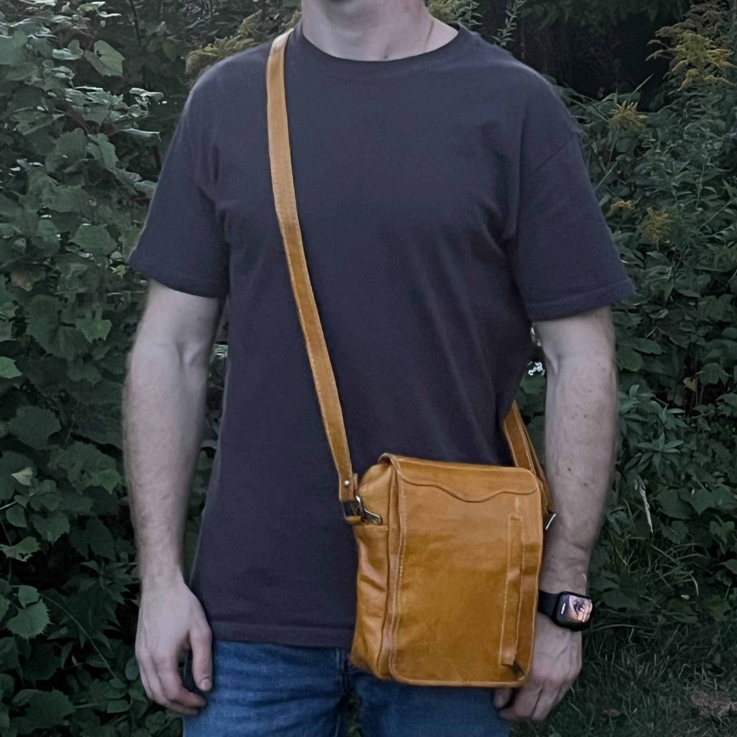 Rene Leather Crossbody Bag