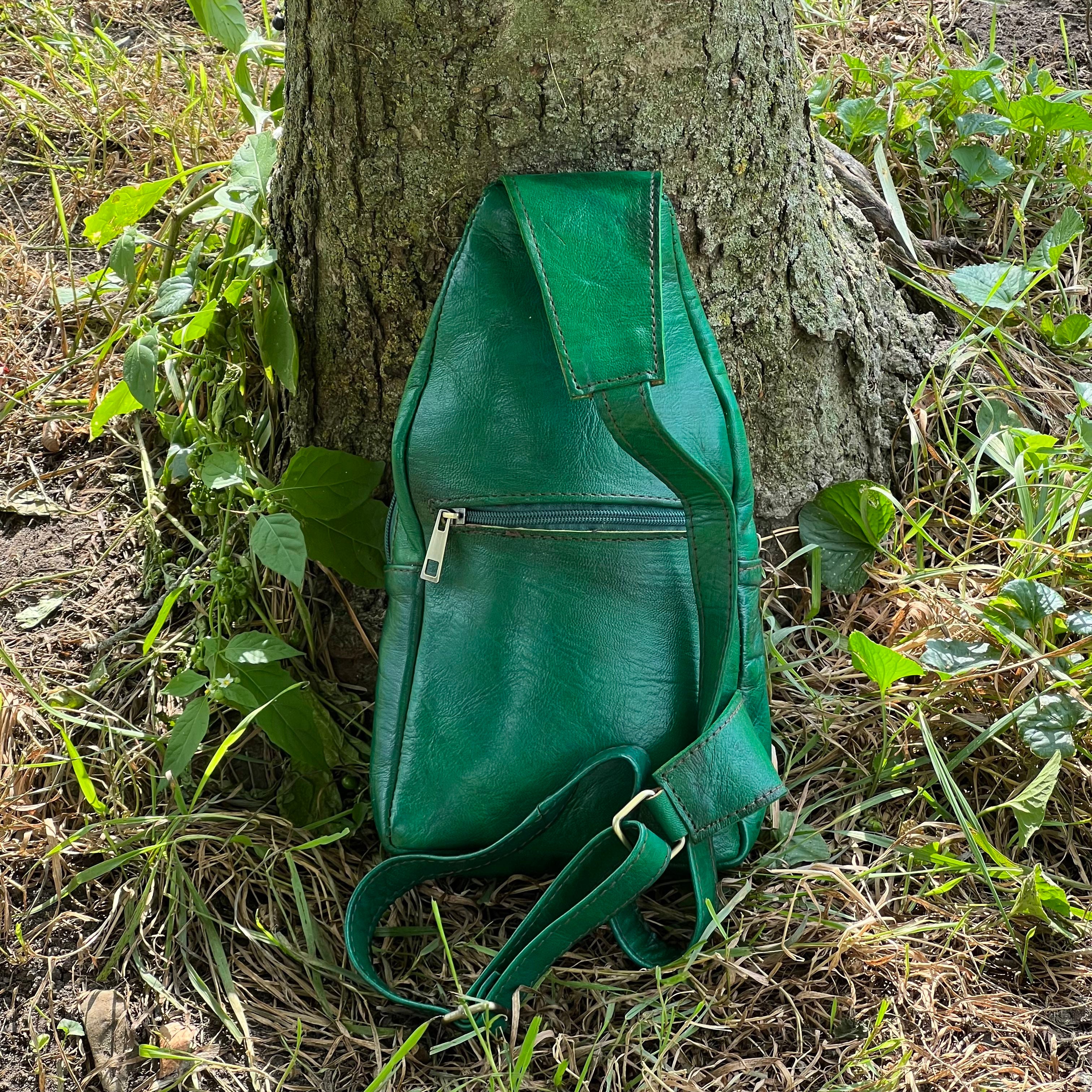 Parker Leather Sling Crossbody Bag