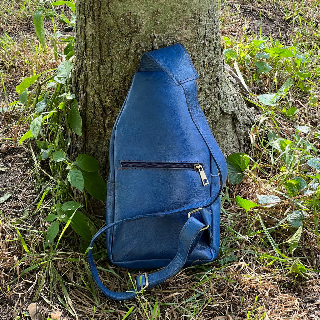 Parker Leather Sling Crossbody Bag