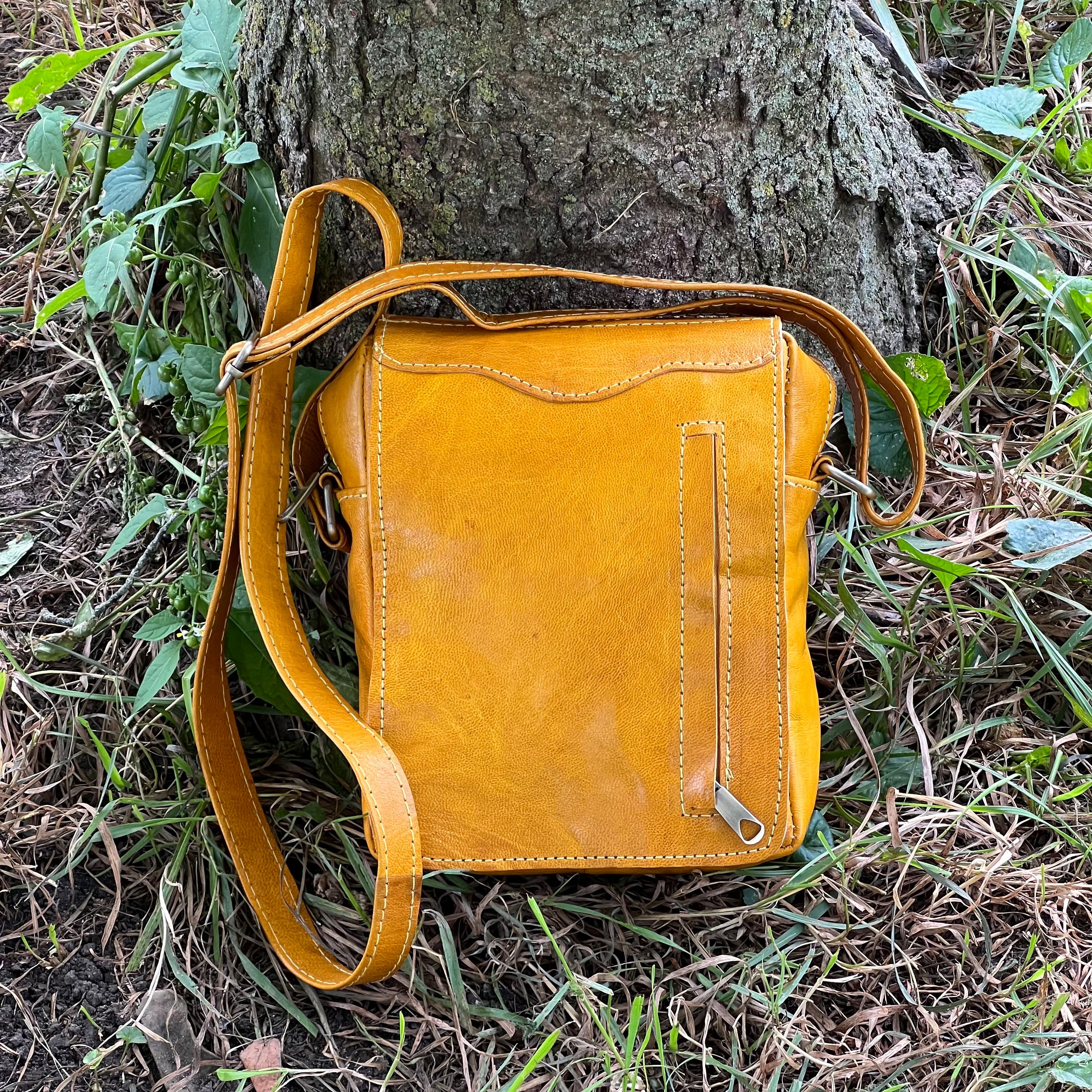 Rene Leather Crossbody Bag