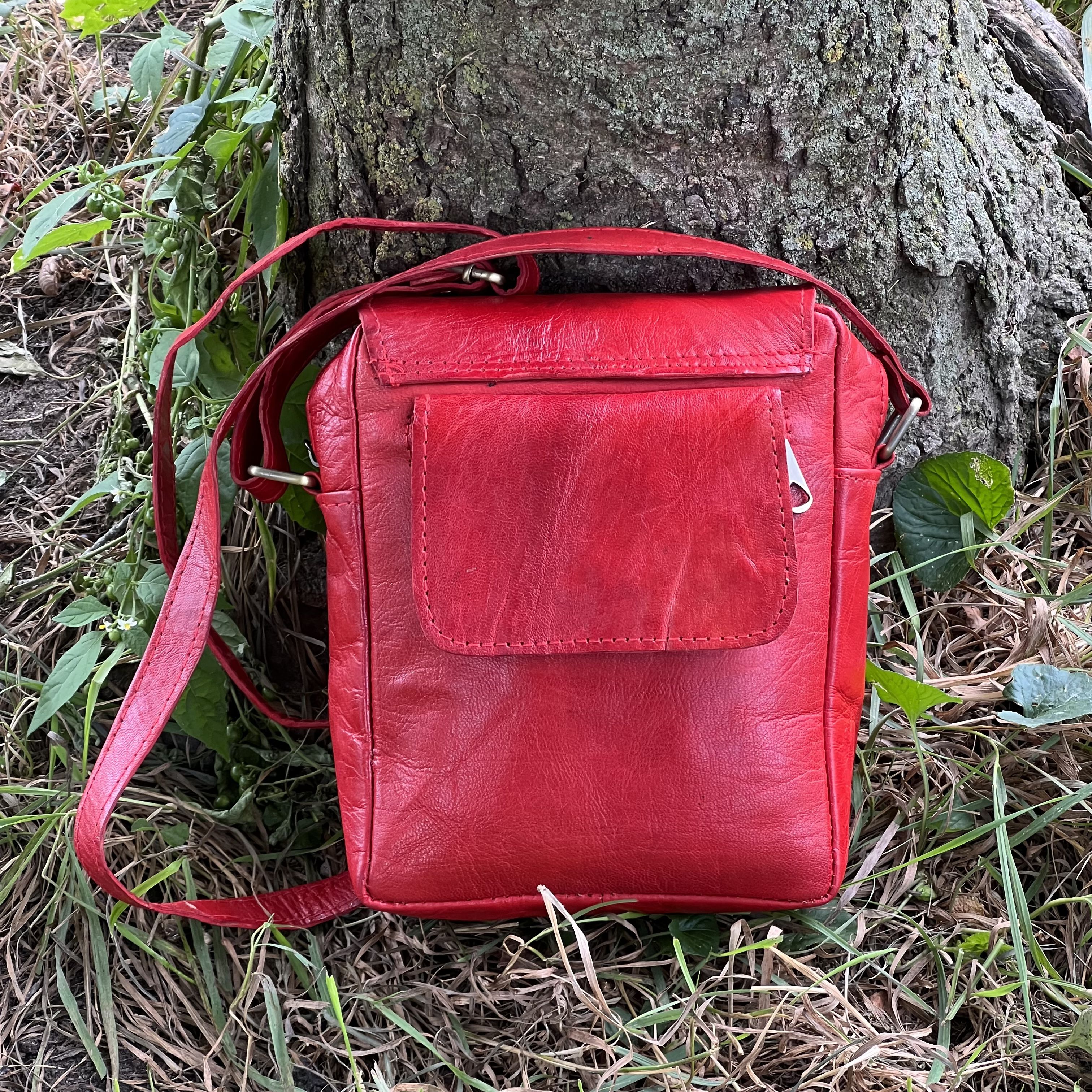 Rene Leather Crossbody Bag