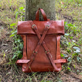 Grec Leather Backpack